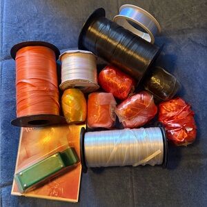Assorted Ribbon Collection in Various Colors